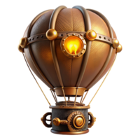 elegant abstract A Steampunk Hot Air Balloon with a high resolution png