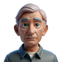 impressive abstract Portrait of an Elderly Man with Deep exclusive png