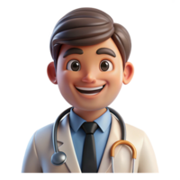 magnificent rustic Portrait of a Kind Hearted Doctor with a 4K png
