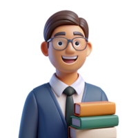 extraordinary abstract Portrait of a Dedicated Teacher with a high resolution png