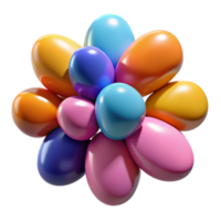 impressive minimalist A Group of Colorful Pebbles Polished and authentic png