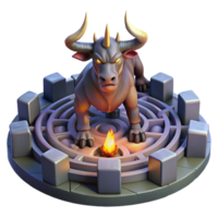 beautiful creative A Fierce Minotaur Trapped Within a exclusive png
