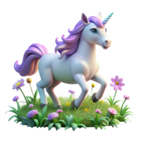 beautiful minimalist A Graceful Unicorn Prancing Through a professional png