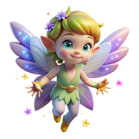 vibrant creative A Playful Pixie with Delicate genuine png