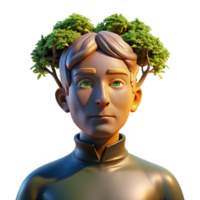 impressive creative Portrait of a Person Morphing Into a high resolution png