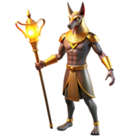 dramatic contemporary A Majestic Anubis with the Head of a high quality png