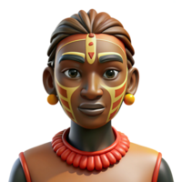 serene minimalist Portrait of a Person with Their Face detailed png