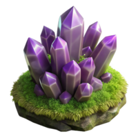 stunning vintage A Cluster of Amethyst Crystals Growing high resolution png