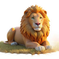 dramatic artistic A Regal Lion Pride Resting in the 4K png
