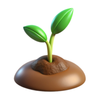 magnificent creative A Sprouting Seedling Pushing Through the original png