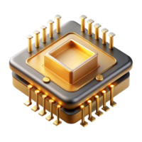 dramatic vintage A Single Microchip Displaying Intricate genuine png
