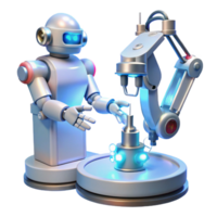 extraordinary modern A Futuristic Surgical Robot Performing a genuine png