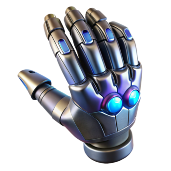impressive contemporary A Bionic Hand Gripping a Futuristic Tool high resolution png