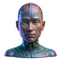 wonderful modern A Digital Representation of a Human Face premium png