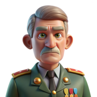 impressive creative Portrait of an Elderly Man with a Stern detailed png