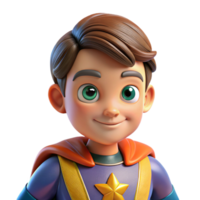 vibrant vintage Portrait of a Child Wearing a Colorful professional png