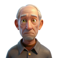 wonderful vintage Portrait of an Elderly Man with a high resolution png