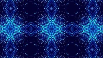 Blue Light Burst Abstract Glowing VJ Loop Background video
