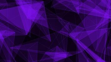 Plexus With Connected Lines Background Violet video