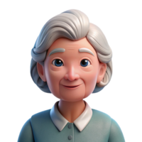 beautiful artistic Portrait of an Elderly Woman with a exclusive png