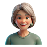 wonderful rustic Portrait of a Middle Aged Woman with a genuine png