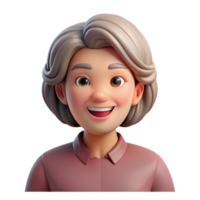 serene rustic Portrait of a Middle Aged Woman with a professional png