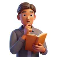 extraordinary abstract Portrait of a Man with a Thoughtful original png