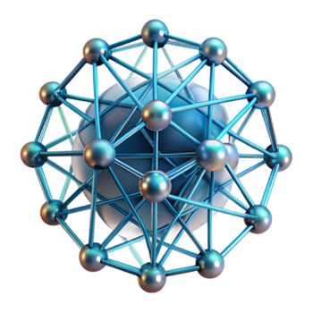 vibrante resumen un delicado red de interconectado, bioluminiscente filamentos, emitiendo un amable, pulsante luz, parecido a un neural red profesional png