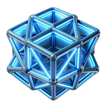 beautiful abstract A Network of Interwoven Glowing Lines detailed png