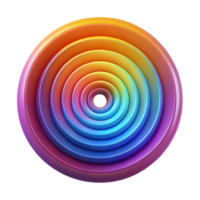 serene minimalist A Series of Concentric Circles Radiating exclusive png