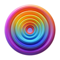 elegant minimalist A Series of Concentric Circles Radiating authentic png