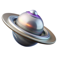 beautiful abstract A Sleek Silver Spaceship Orbiting a exclusive png
