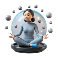 beautiful rustic A Young Woman with Cybernetic Implants detailed png