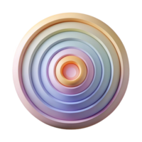 wonderful artistic A Series of Concentric Circles Radiating 4K png