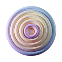 magnificent creative A Series of Concentric Circles Radiating high quality png
