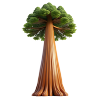 serene classic A Giant Sequoia Tree Reaching Towards the detailed png
