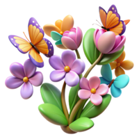 magnificent traditional A Group of Butterflies Fluttering Around high resolution png