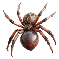 wonderful traditional A Close Up of a Spider Spinning a Web detailed png