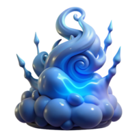 stunning traditional A Powerful Elemental Spirit Made of premium png