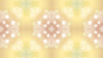 Abstract motion kaleidoscopic animation background. Kaleidoscope flower pattern. Bright romantic light. video