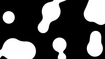 Abstract smooth white liquid blob. White painting droplets animation. moving up meta ball soft ink. video