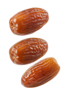 Three floating dates fruit png