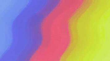Abstract background with a blue, yellow and red stripe video