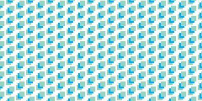 Geometric Pattern With Repeating Blue And Green Design Elements vector