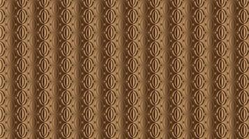 Elegant Brown Geometric Pattern With Ornate Symmetrical Design on Brown Background vector