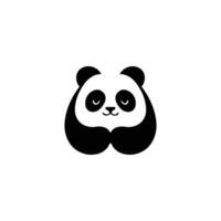 Cute Panda Icon for Logos and Branding Design vector