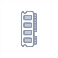 RAM computer icon vector