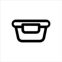 Food Storage Container Icon vector