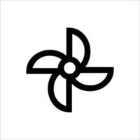 Computer Cooling Fan Icon vector
