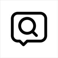 Keyword Search Optimization Icon vector
